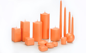 Velas naranja