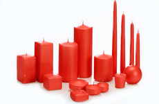 Velas rojas